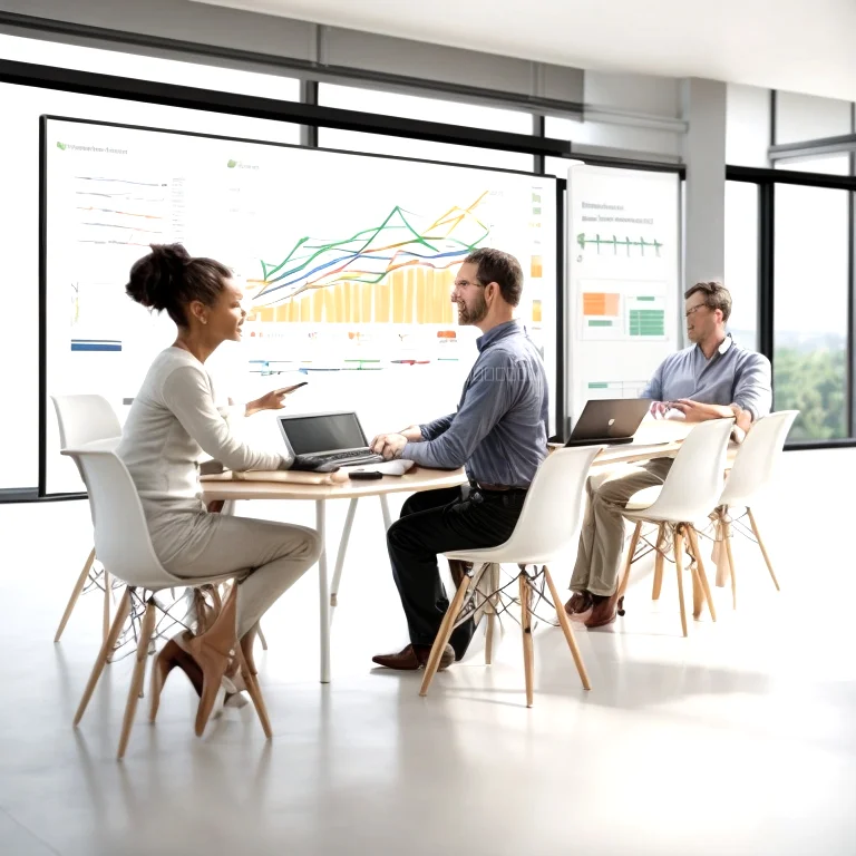 Imagen de sesión de coaching grupal en liderazgo avanzado